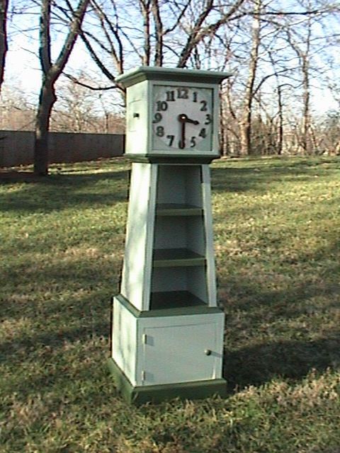 Toy Clock Green