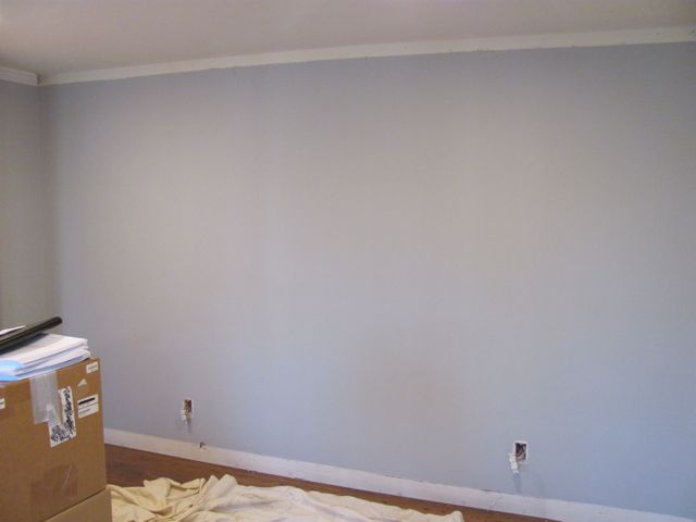 Wall before