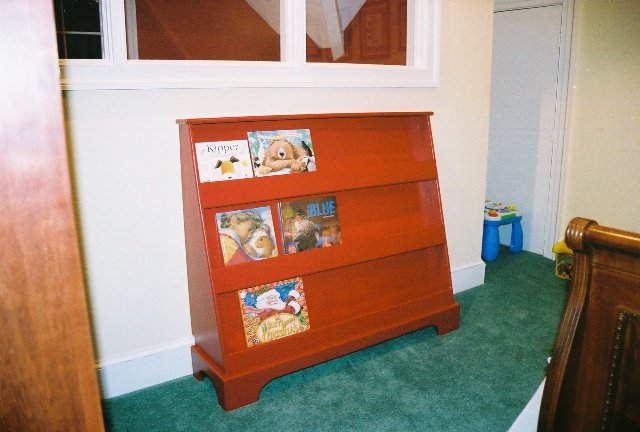 Playroom bookstand red